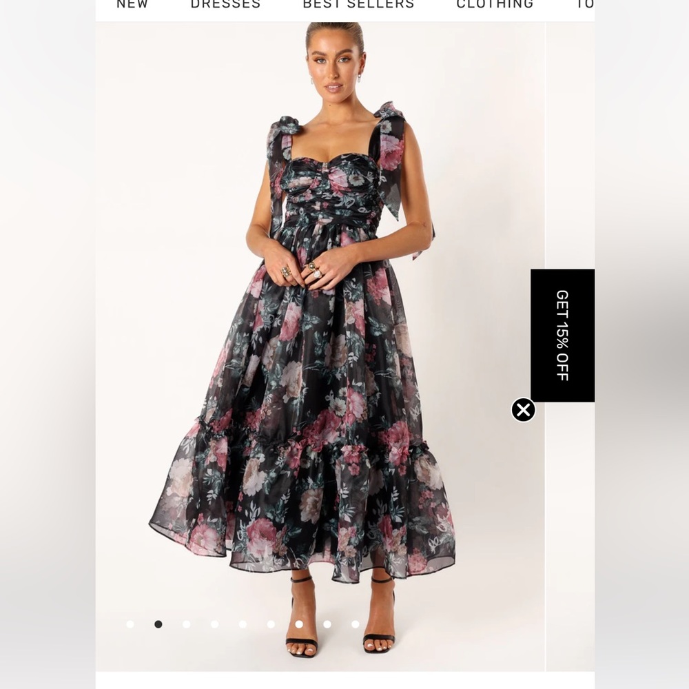 Petal & Pup Floret Midi Dress NWT